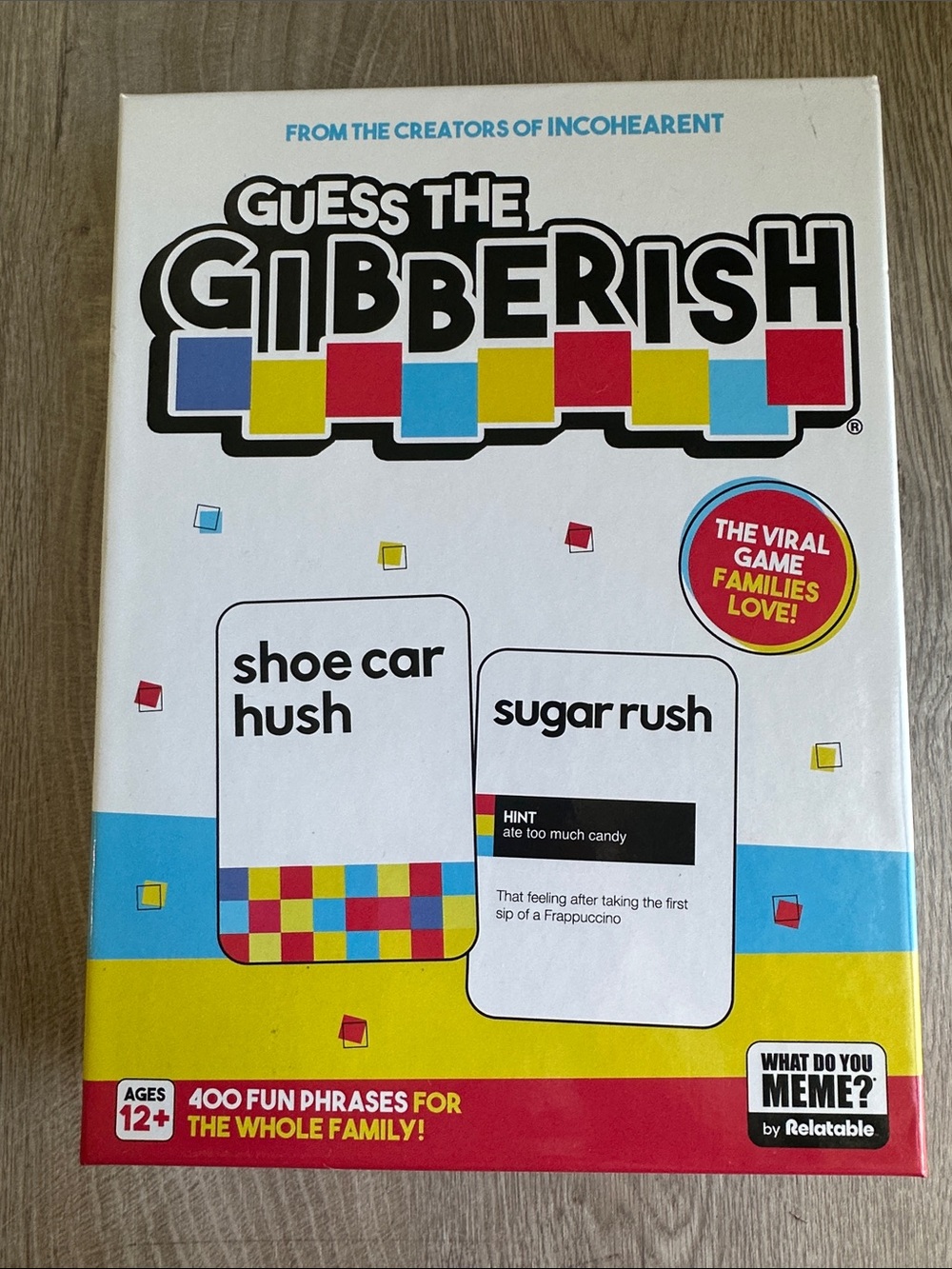 🎉 Guess The Gibberish Family Party Game Complete Excellent Condition